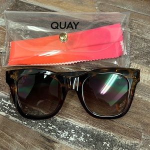 NWOT quay after hours brown/tortoise glasses